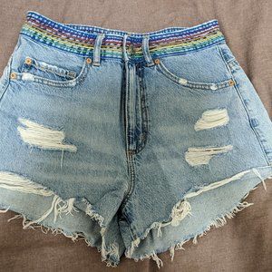 Garage Denim Festival Shorts Size: 26